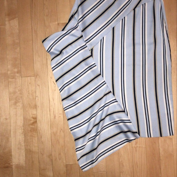 Baby Blue Striped Dress - Picture 4 of 5